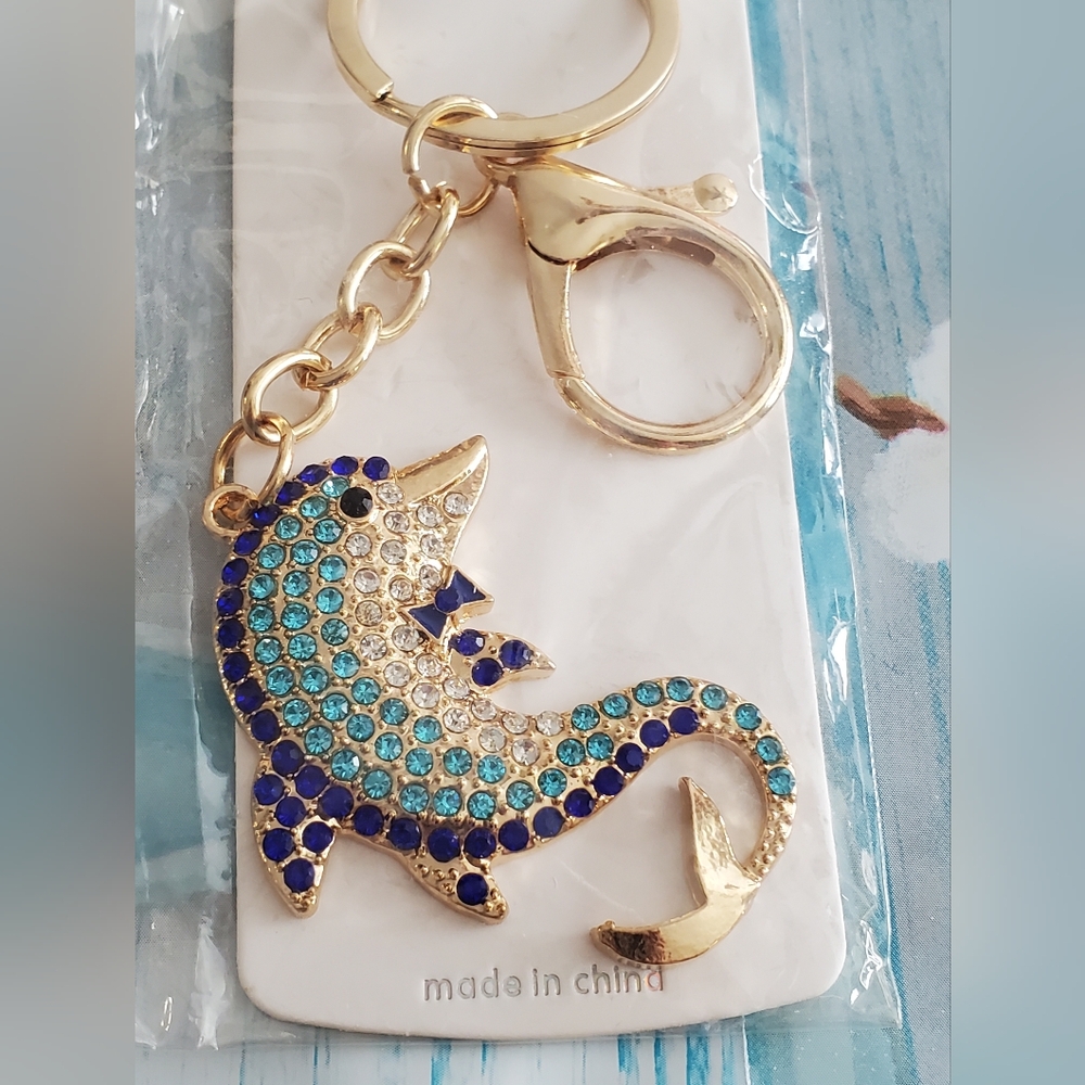Bag Charm Keychain - Starfish, Dolphin & Butterfly NIP - Picture 4 of 5